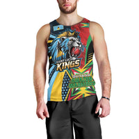 Custom Cricket Match 2025 Men Tank Top Amazon Warriors Guyana Vs Kings St Lucia - Wonder Print Shop
