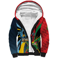 Custom Cricket Match 2025 Sherpa Hoodie Amazon Warriors Guyana Vs Kings St Lucia - Wonder Print Shop