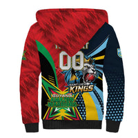 Custom Cricket Match 2025 Sherpa Hoodie Amazon Warriors Guyana Vs Kings St Lucia - Wonder Print Shop