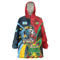 Custom Cricket Match 2025 Wearable Blanket Hoodie Amazon Warriors Guyana Vs Kings St Lucia - Wonder Print Shop