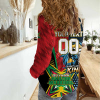 Custom Cricket Match 2025 Women Casual Shirt Amazon Warriors Guyana Vs Kings St Lucia - Wonder Print Shop