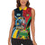 Custom Cricket Match 2025 Women Sleeveless Polo Shirt Amazon Warriors Guyana Vs Kings St Lucia - Wonder Print Shop
