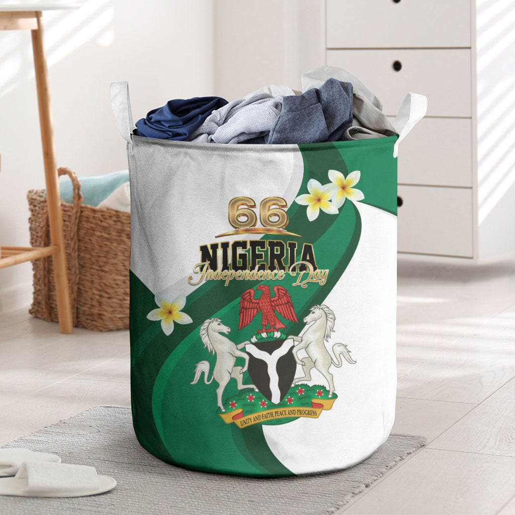 Nigeria Independence Day Laundry Basket Proud Nigerian