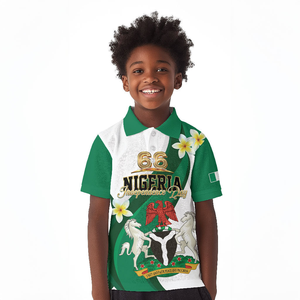 Personalised Nigeria Independence Day Kid Polo Shirt Proud Nigerian