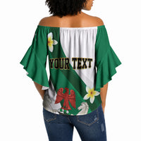 Personalised Nigeria Independence Day Off Shoulder Wrap Waist Top Proud Nigerian