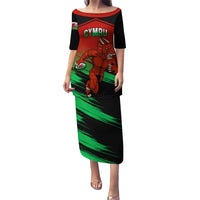 Wales Rugby Family Matching Puletasi Dress and Hawaiian Shirt Cymru Come On 2023 World Cup - Wonder Print Shop
