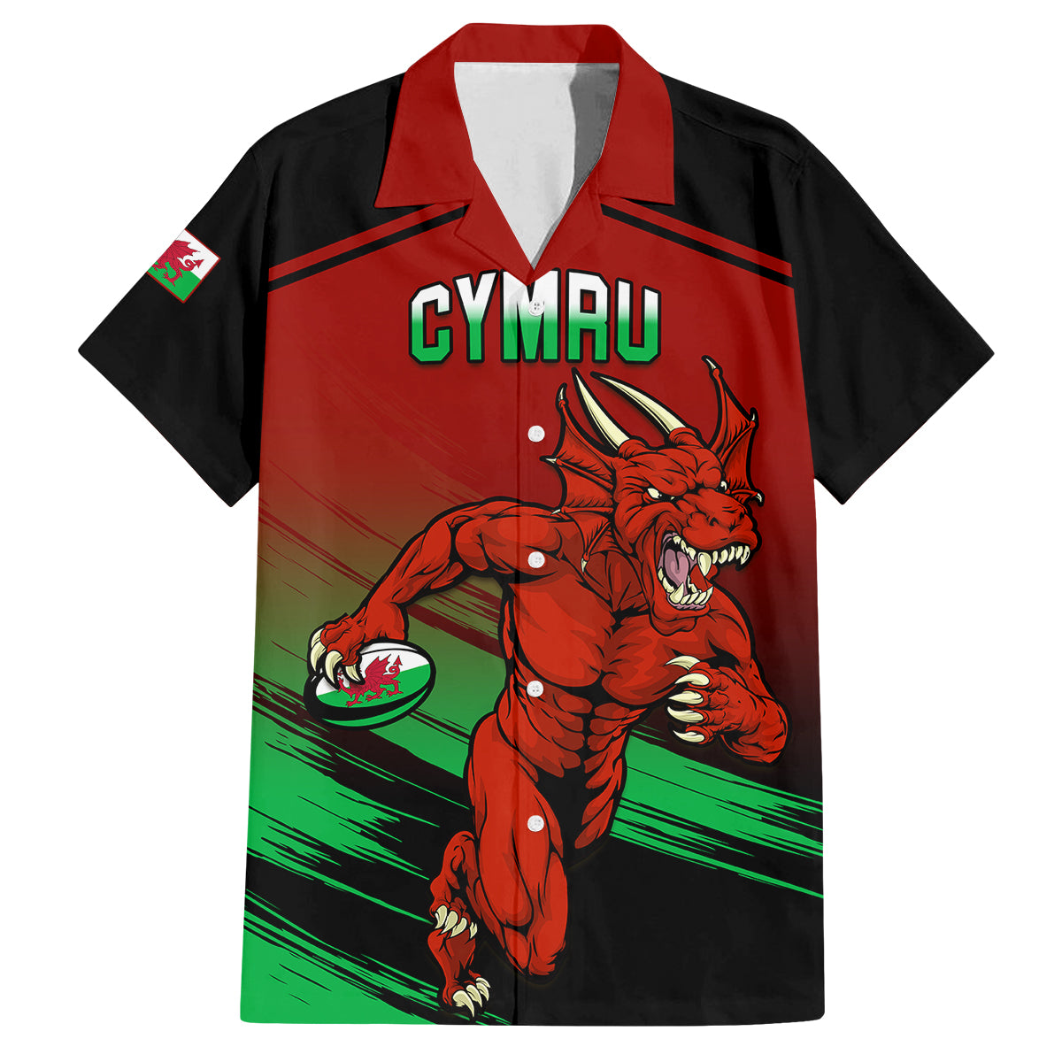 Wales Rugby Family Matching Summer Maxi Dress and Hawaiian Shirt Cymru Come On 2023 World Cup - Wonder Print Shop