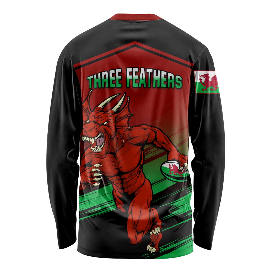 Wales Rugby Long Sleeve Shirt Cymru Come On 2023 World Cup LT01