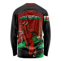 Wales Rugby Long Sleeve Shirt Cymru Come On 2023 World Cup LT01