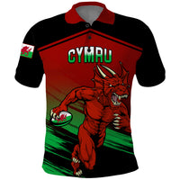 Wales Rugby Polo Shirt Cymru Come On 2023 World Cup - Wonder Print Shop