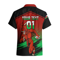 Custom Wales Rugby Hawaiian Shirt Cymru Come On 2023 World Cup - Wonder Print Shop