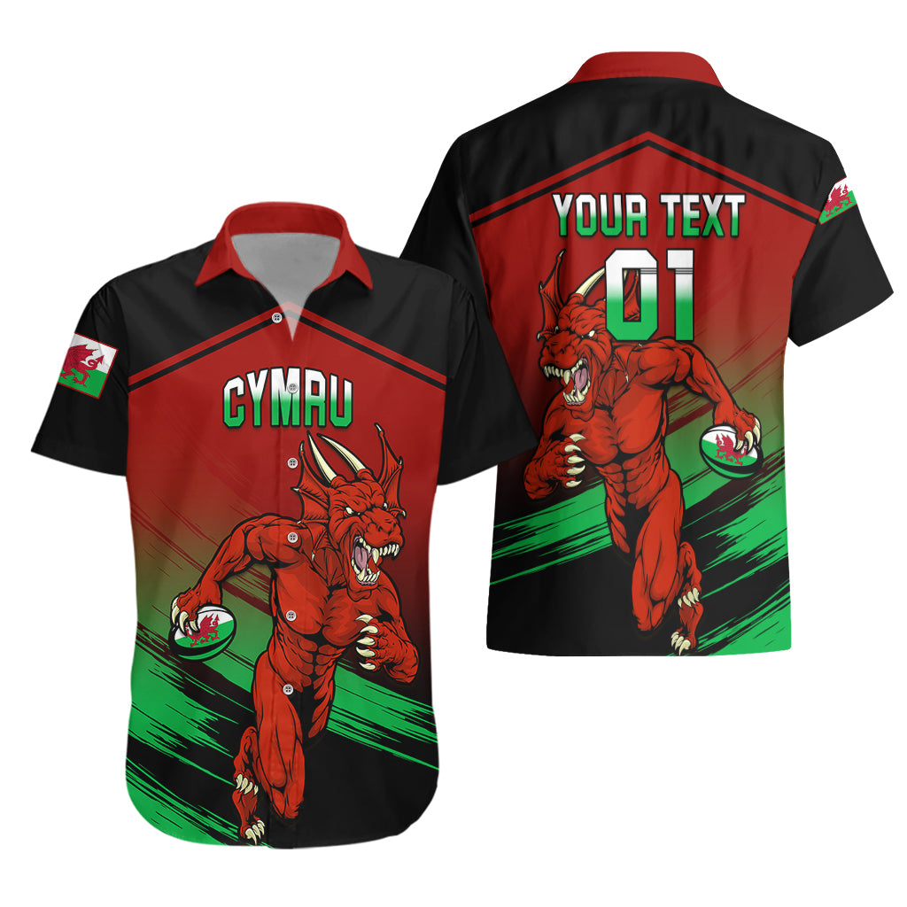 Custom Wales Rugby Hawaiian Shirt Cymru Come On 2023 World Cup - Wonder Print Shop