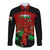 Custom Wales Rugby Long Sleeve Button Shirt Cymru Come On 2023 World Cup - Wonder Print Shop