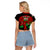 Custom Wales Rugby Raglan Cropped T Shirt Cymru Come On 2023 World Cup - Wonder Print Shop
