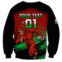 Custom Wales Rugby Sweatshirt Cymru Come On 2023 World Cup - Wonder Print Shop