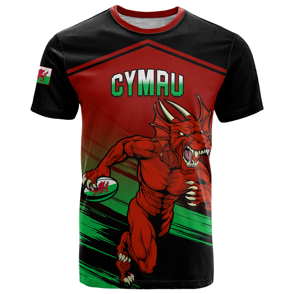 Custom Wales Rugby T Shirt Cymru Come On 2023 World Cup - Wonder Print Shop