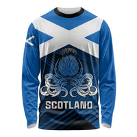 Scotland Rugby Long Sleeve Shirt Thistle Go 2023 World Cup LT01