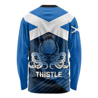 Scotland Rugby Long Sleeve Shirt Thistle Go 2023 World Cup LT01