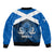 Scotland Rugby Sleeve Zip Bomber Jacket Thistle Go 2023 World Cup - Wonder Print Shop