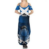 Scotland Rugby Summer Maxi Dress Thistle Go 2023 World Cup - Wonder Print Shop