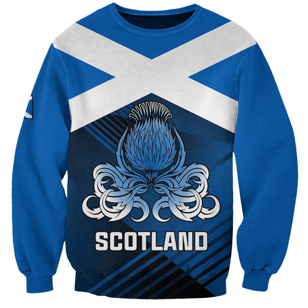 Scotland Rugby Sweatshirt Thistle Go 2023 World Cup - Wonder Print Shop