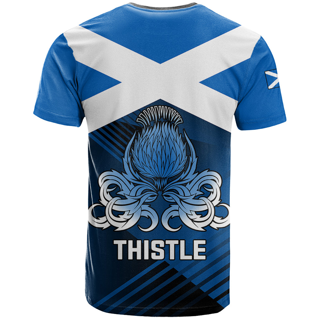 Scotland Rugby T Shirt Thistle Go 2023 World Cup - Wonder Print Shop