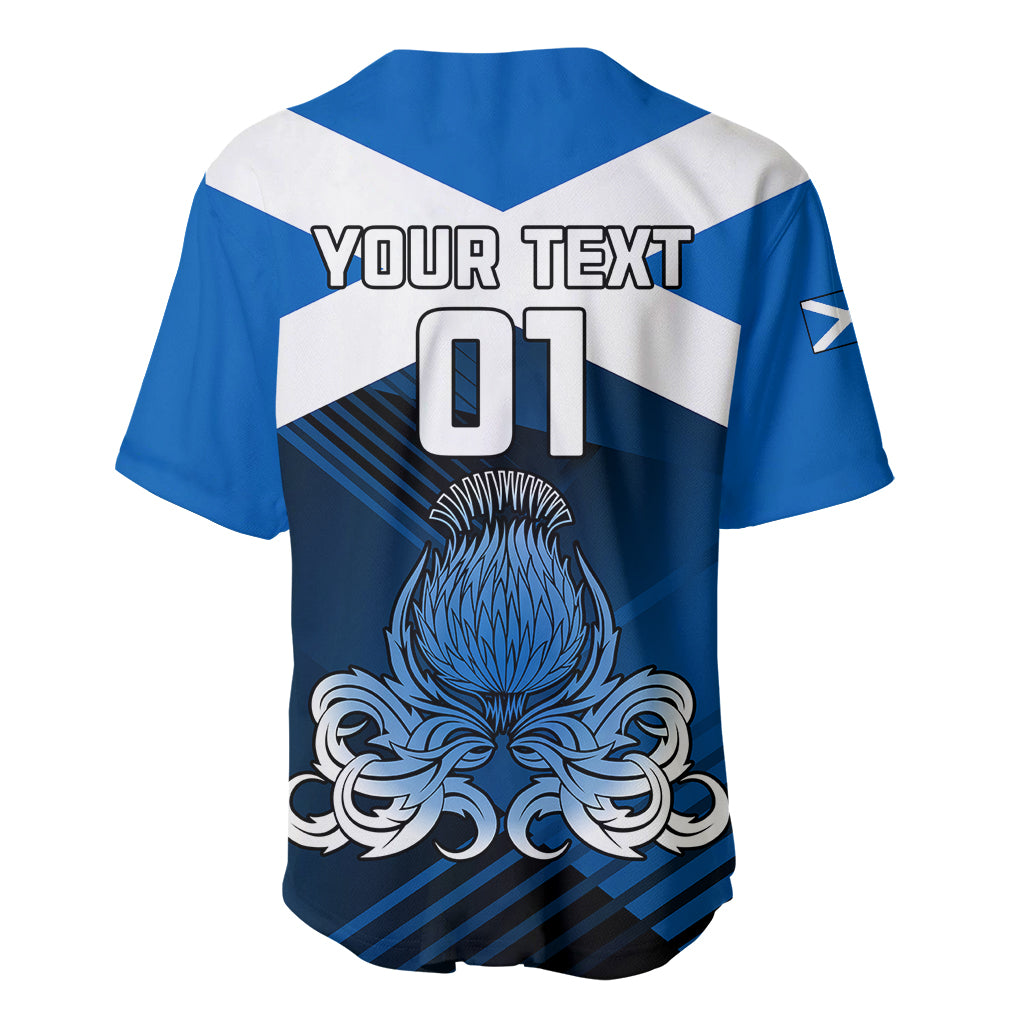 Custom Scotland Rugby Baseball Jersey Thistle Go 2023 World Cup - Wonder Print Shop