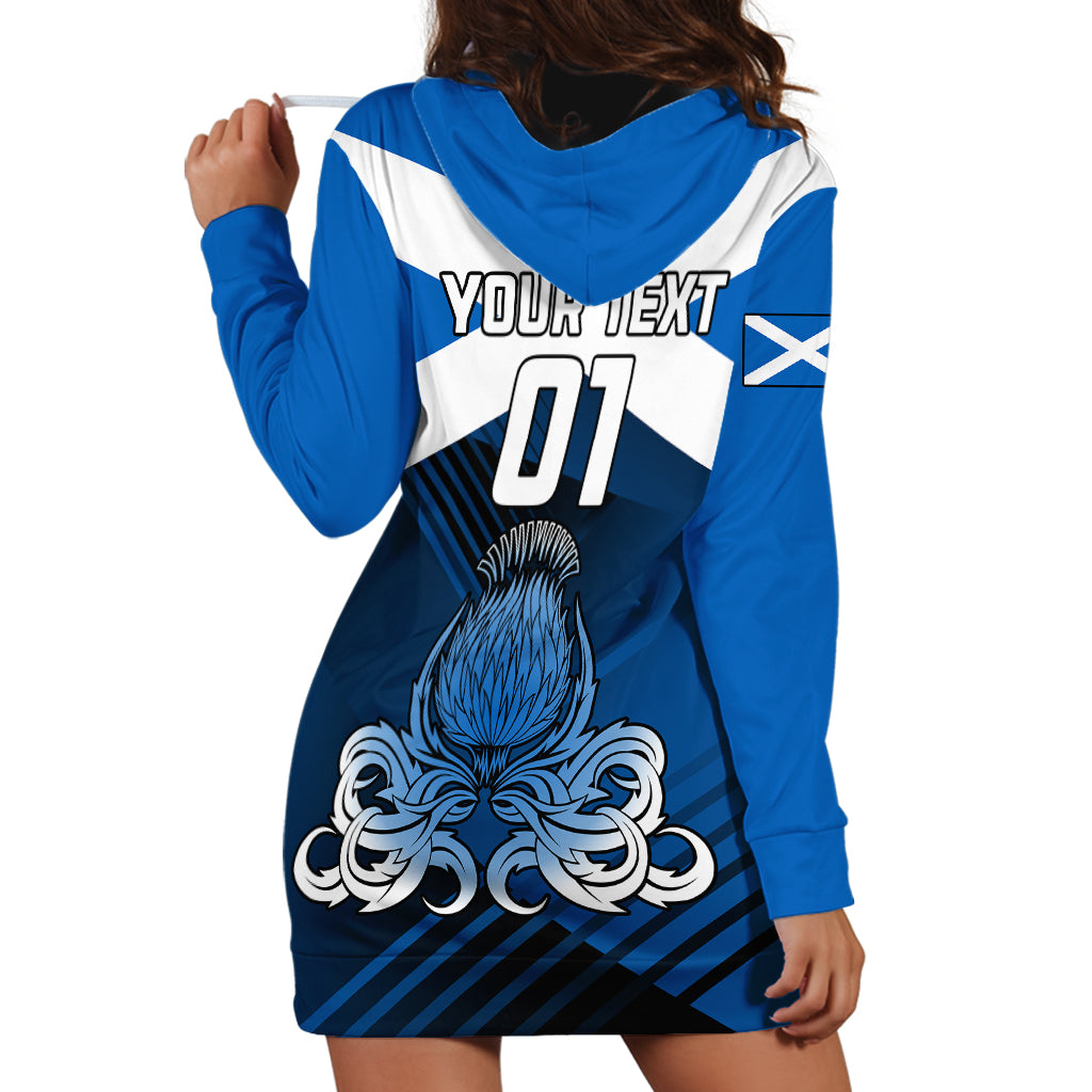 Custom Scotland Rugby Hoodie Dress Thistle Go 2023 World Cup - Wonder Print Shop