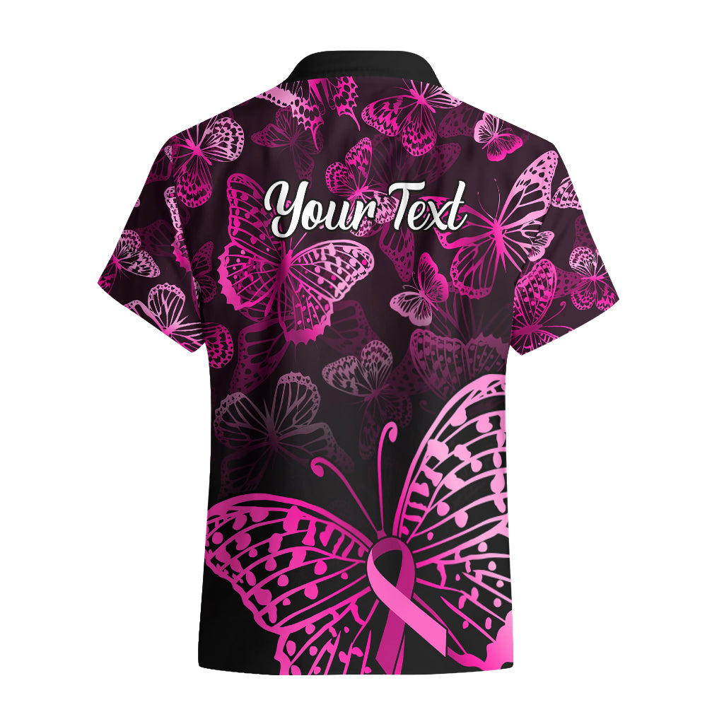 Personalised In October We Wear Pink Hawaiian Shirt Breast Cancer Awareness - Wonder Print Shop