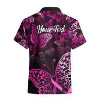 Personalised In October We Wear Pink Hawaiian Shirt Breast Cancer Awareness - Wonder Print Shop