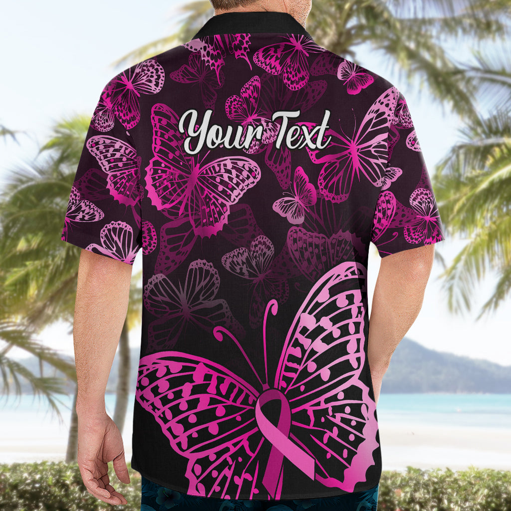 Personalised In October We Wear Pink Hawaiian Shirt Breast Cancer Awareness - Wonder Print Shop