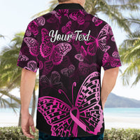 Personalised In October We Wear Pink Hawaiian Shirt Breast Cancer Awareness - Wonder Print Shop