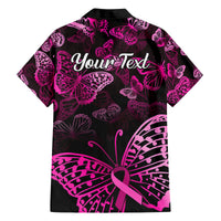 Personalised In October We Wear Pink Kid Hawaiian Shirt Breast Cancer Awareness - Wonder Print Shop