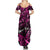 Personalised In October We Wear Pink Summer Maxi Dress Breast Cancer Awareness - Wonder Print Shop