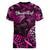 Personalised In October We Wear Pink Women V Neck T Shirt Breast Cancer Awareness - Wonder Print Shop