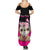 Personalised Hope Love Cure Summer Maxi Dress Sloth Breast Cancer Awareness - Wonder Print Shop