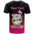 Personalised Hope Love Cure T Shirt Sloth Breast Cancer Awareness - Wonder Print Shop