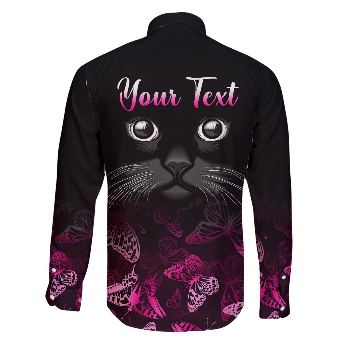 Personalised I Am A Survivor Family Matching Puletasi Dress and Hawaiian Shirt Black Cat Breast Cancer Awareness - Wonder Print Shop