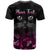 Personalised I Am A Survivor T Shirt Black Cat Breast Cancer Awareness - Wonder Print Shop