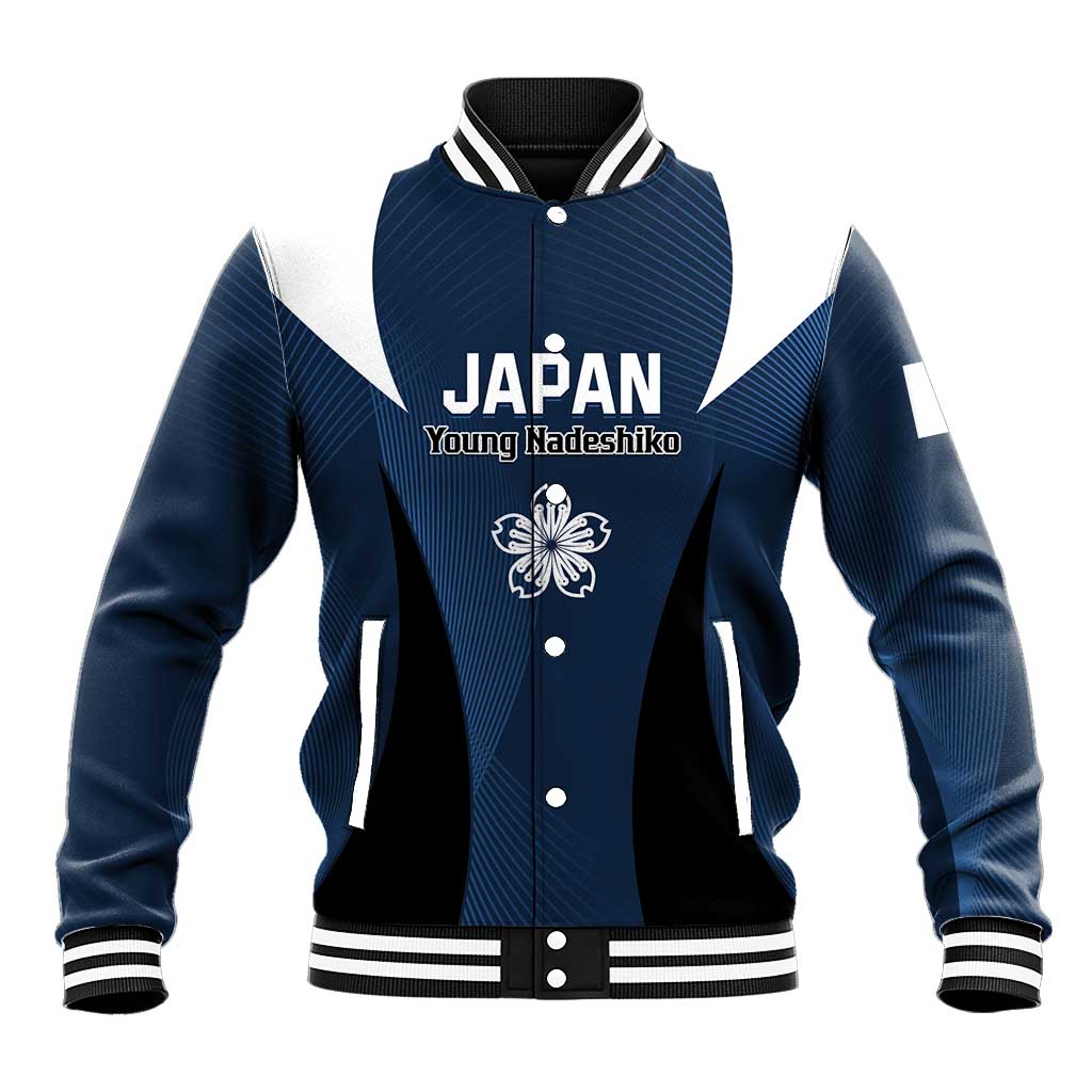 Custom Japan Football Baseball Jacket Come On Young Nadeshiko - Wonder Print Shop