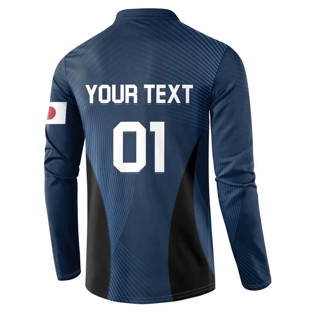 Custom Japan Football Button Sweatshirt Come On Young Nadeshiko - Wonder Print Shop