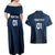 Custom Japan Football Couples Matching Off Shoulder Maxi Dress and Hawaiian Shirt Come On Young Nadeshiko - Wonder Print Shop