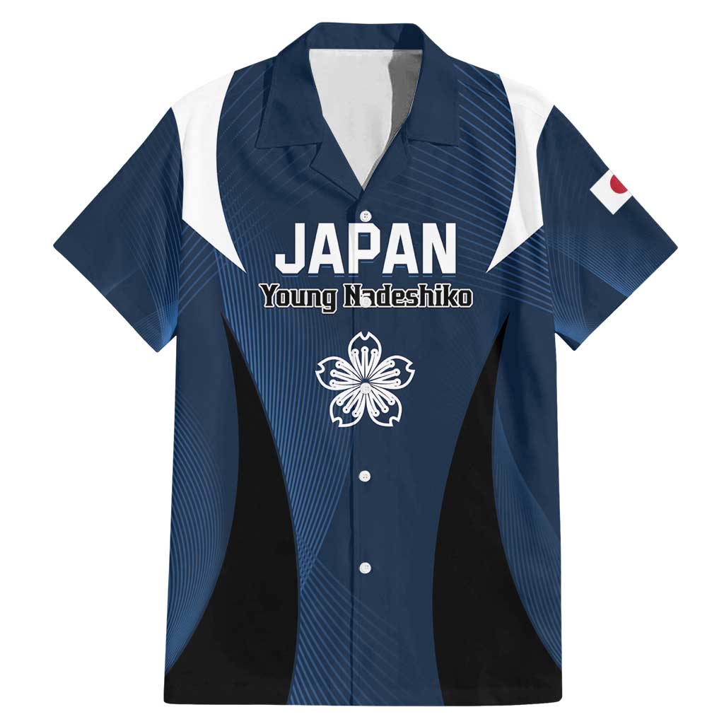 Custom Japan Football Family Matching Mermaid Dress and Hawaiian Shirt Come On Young Nadeshiko - Wonder Print Shop