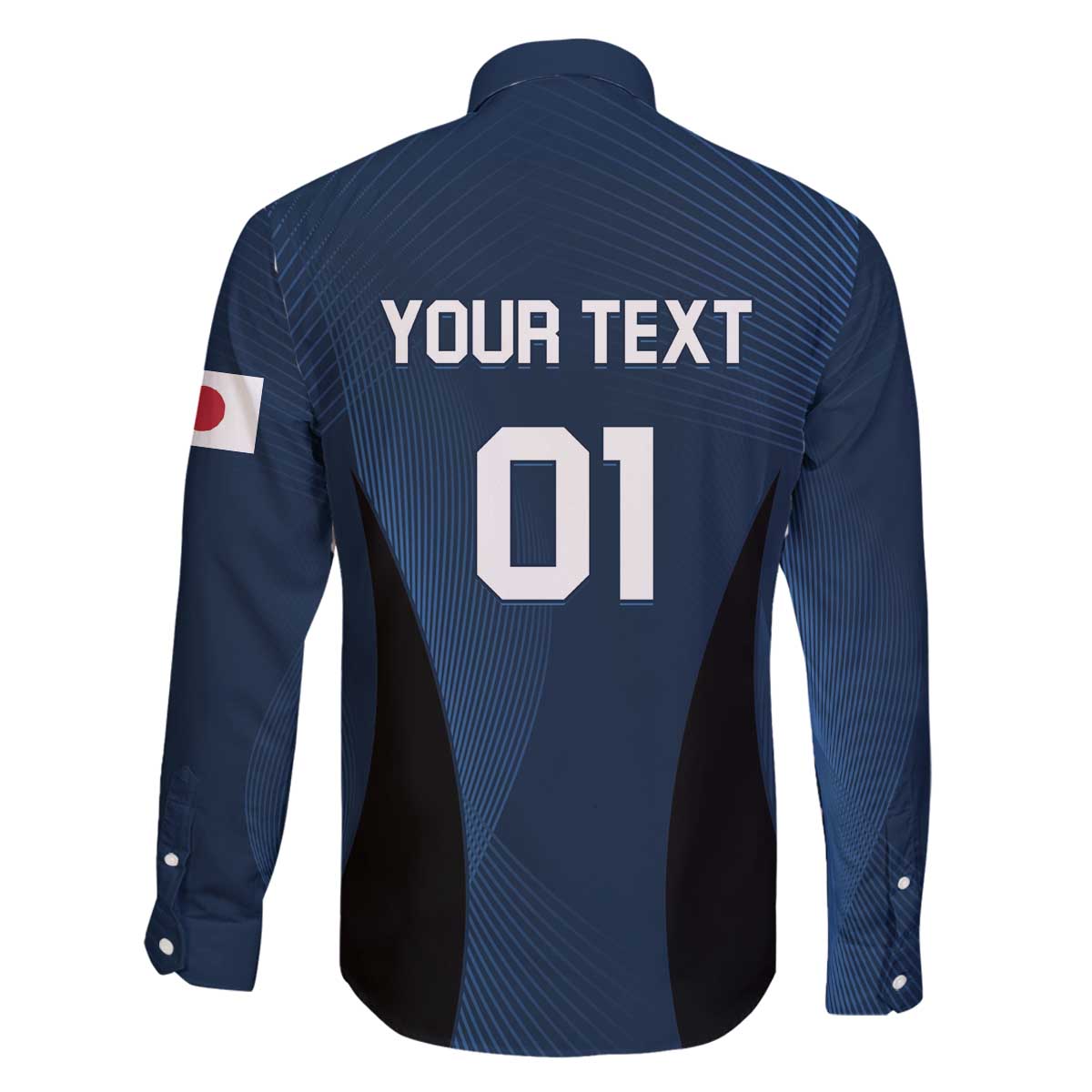 Custom Japan Football Family Matching Off The Shoulder Long Sleeve Dress and Hawaiian Shirt Come On Young Nadeshiko - Wonder Print Shop