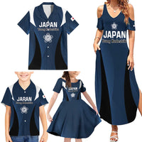 Custom Japan Football Family Matching Summer Maxi Dress and Hawaiian Shirt Come On Young Nadeshiko - Wonder Print Shop