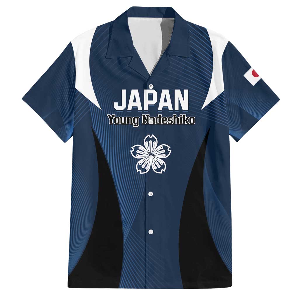 Custom Japan Football Hawaiian Shirt Come On Young Nadeshiko - Wonder Print Shop