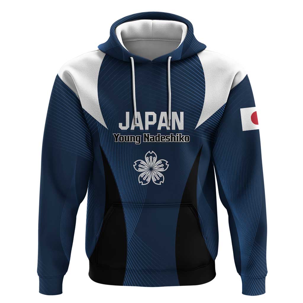 Custom Japan Football Hoodie Come On Young Nadeshiko - Wonder Print Shop