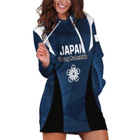 Custom Japan Football Hoodie Dress Come On Young Nadeshiko - Wonder Print Shop