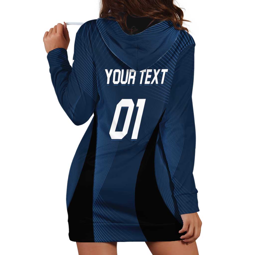 Custom Japan Football Hoodie Dress Come On Young Nadeshiko - Wonder Print Shop