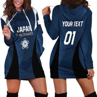 Custom Japan Football Hoodie Dress Come On Young Nadeshiko - Wonder Print Shop